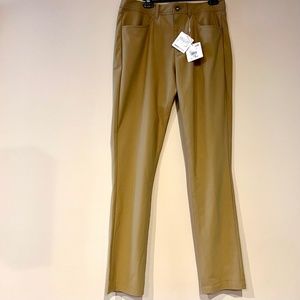 NWT PUMA Men's 101 Pants -Size 32 W/34 L- Weekender Fit-Color: Antique Bronze